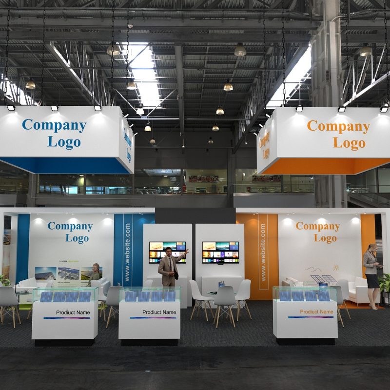 20x40 Booth Designs